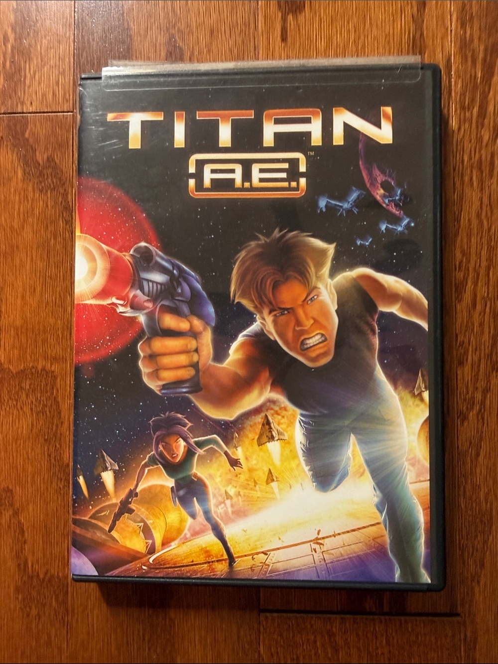 Titan A.E. DVD 2000 Animated Sci-Fi Matt Damon Drew Barrymore